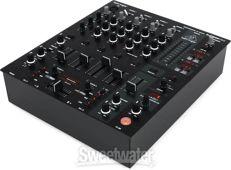 Behringer Pro Mixer DJX900USB Professional 5-Channel DJ Mixer with INFINIUM 'Contact-Free' VCA Crossfader, Advanced Digital Effects and USB/Audio Interface