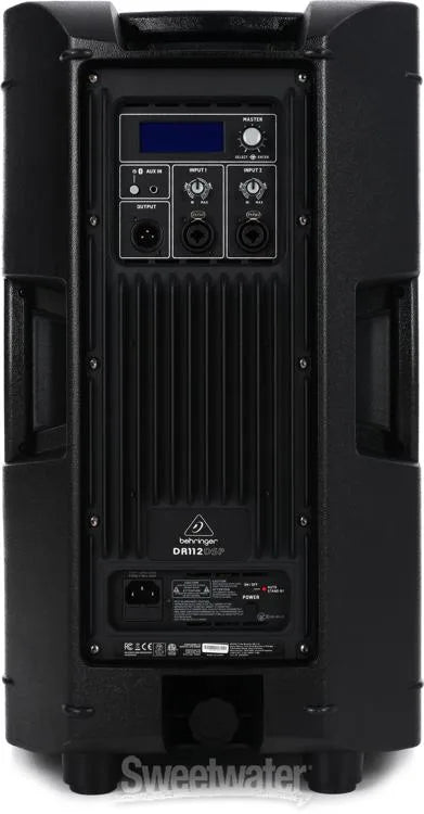 Behringer DR112DSP 1200W 12 inch Powered Speaker With Bluetooth, DSP And 2-Ch Mixer- Each