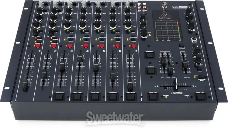 Behringer Pro Mixer DX2000USB Professional 7-Channel DJ Mixer with INFINIUM 'Contact-Free' VCA Crossfader and USB/Audio Interface