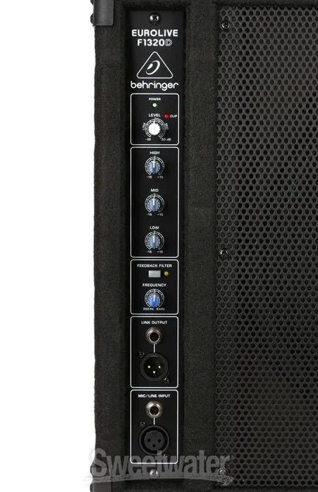 Behringer EUROLIVE F1320D 300W 12 Inch Powered Floor/Stage Monitor - Each