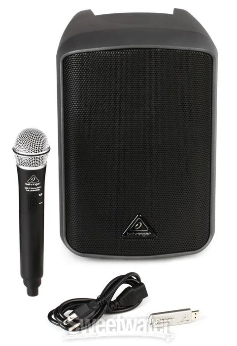 Behringer Europort MPA100BT Battery-powered 100W Speaker with Wireless Handheld Microphone