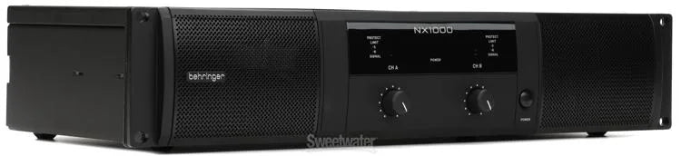 Behringer NX1000 Ultra-Lightweight 1000-Watt Class-D Power Amplifier with SmartSense Loudspeaker Impedance Compensation