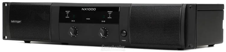 Behringer NX1000 Ultra-Lightweight 1000-Watt Class-D Power Amplifier with SmartSense Loudspeaker Impedance Compensation