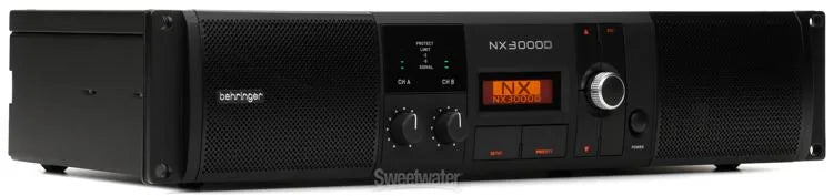 Behringer NX3000D Ultra-Light 3000w Class-D Power Amplifier with DSP and SmartSense Loudspeaker Impedance Compensation