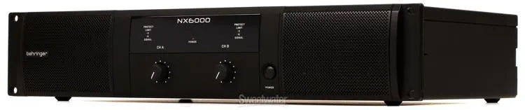 Behringer NX6000 Ultra-Lightweight 6000-Watt Class-D Power Amplifier with SmartSense Loudspeaker Impedance Compensation