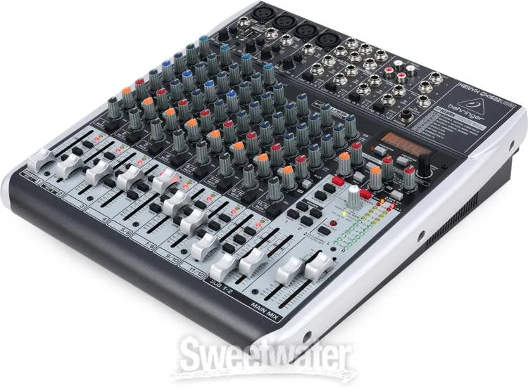 Behringer Xenyx QX1622USB Premium 16-Input 2/2-Bus Mixer with XENYX Mic Preamps and Compressors, Klark Teknik Multi-FX Processor, Wireless Option and USB/Audio Interface