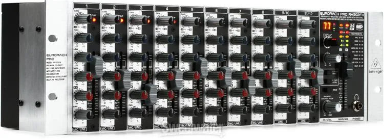 Behringer Eurorack Pro RX1202FX Premium 12-Input Mic/Line Rack Mixer w