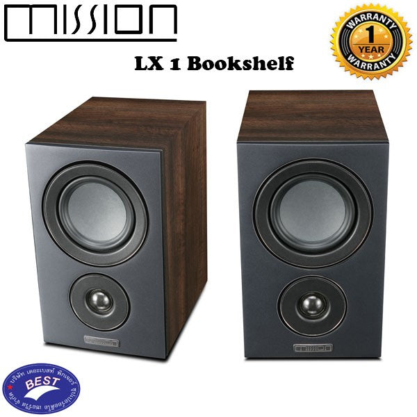 Mission LX-1 MKII 2-Way Bookshelf Speaker Bass Driver 4"(100mm) -Pair