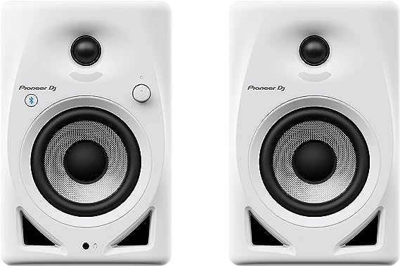 Pioneer DM40D-BT, 4" Two-Way Powered Desktop Monitor Speakers With Bluetooth - Pair