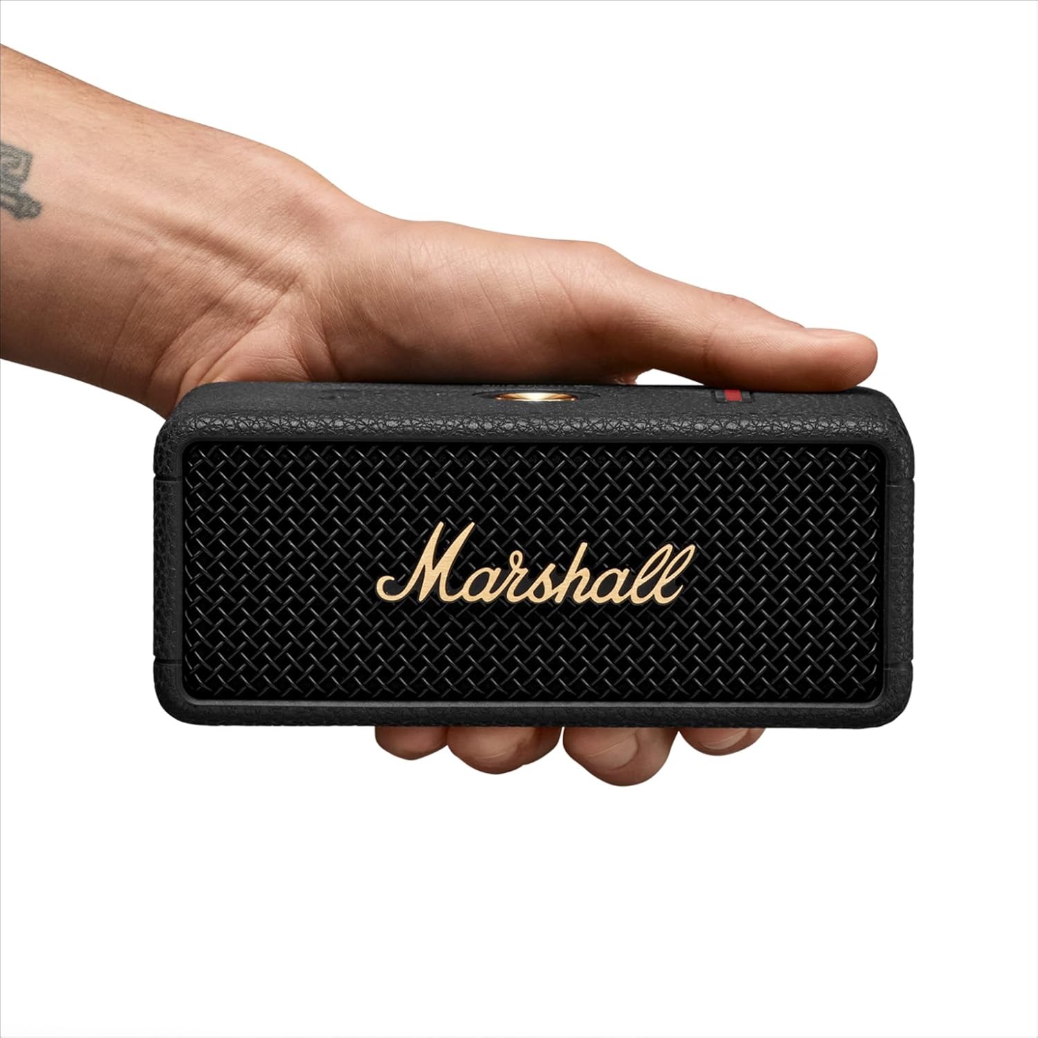 Marshall Emberton III Compact Portable Bluetooth Speaker with 32+ Hours of Playtime, (360° Sound), Dust & Waterproof (IP67)