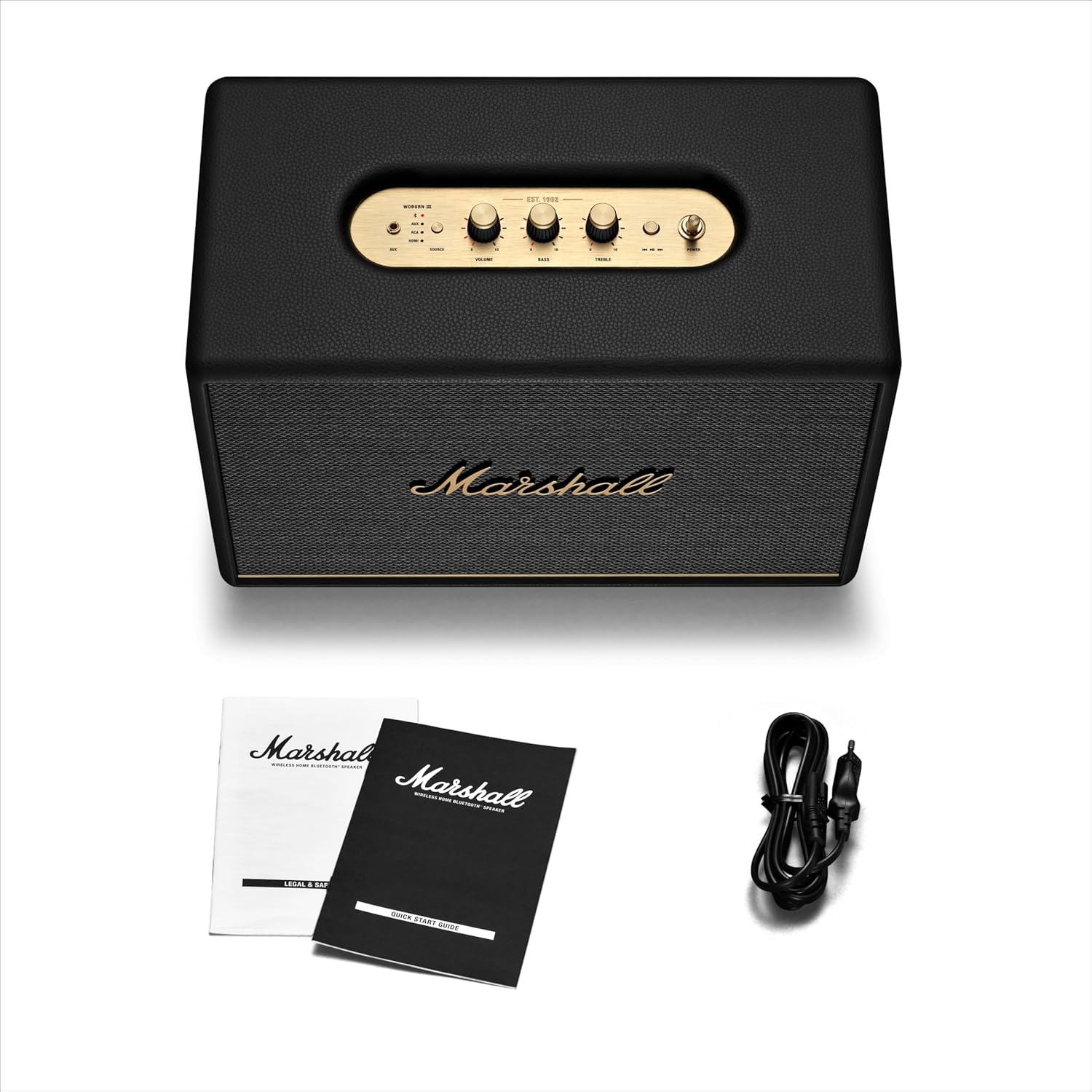 Marshall Woburn III Wired Connectivity Home Speaker with HDMI Input, Bluetooth 5.2 & RCA or 3.5mm Input