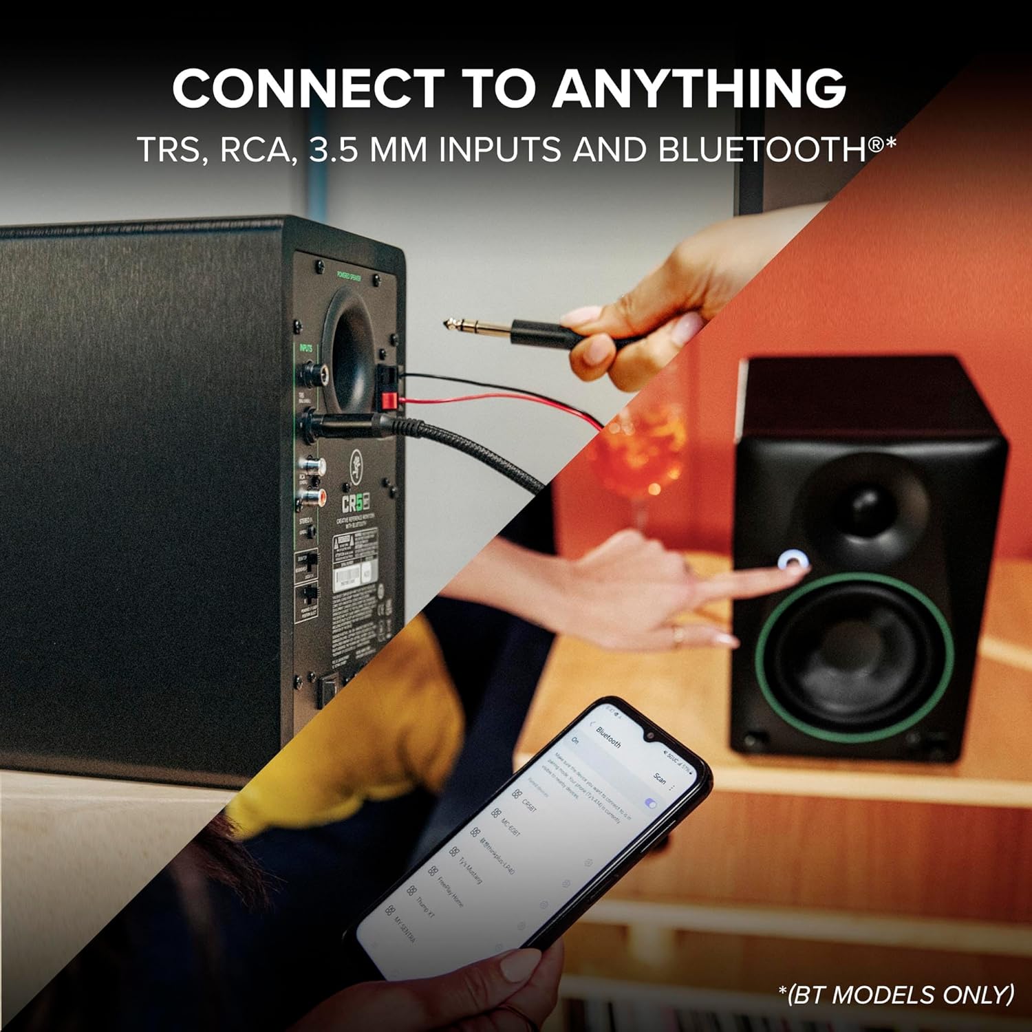 Mackie CR4.5BT 4.5-inch Powered Bluetooth Studio Monitors - Pair