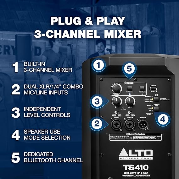 Alto Professional TS410 2,000W 10-inch Powered Speaker - Each