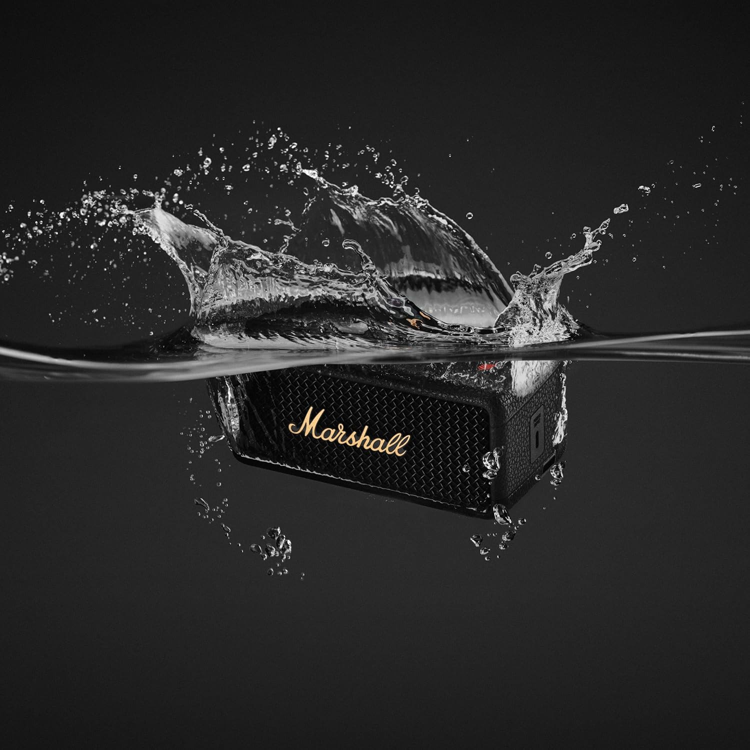 Marshall Emberton III Compact Portable Bluetooth Speaker with 32+ Hours of Playtime, (360° Sound), Dust & Waterproof (IP67)