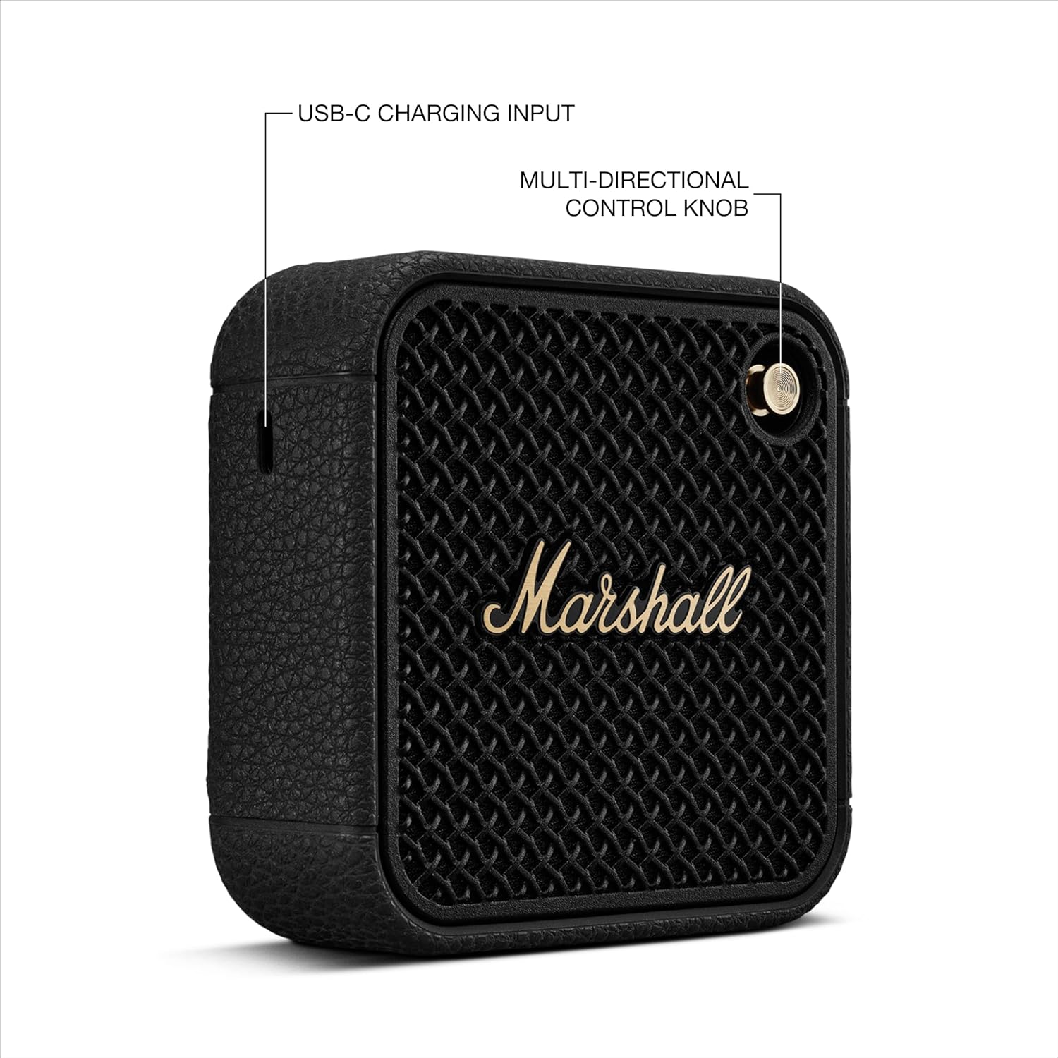 Marshall Willen II Portable Bluetooth Speaker with 17+ Hours of Portable Playtime, Dust & Waterproof (IP67)