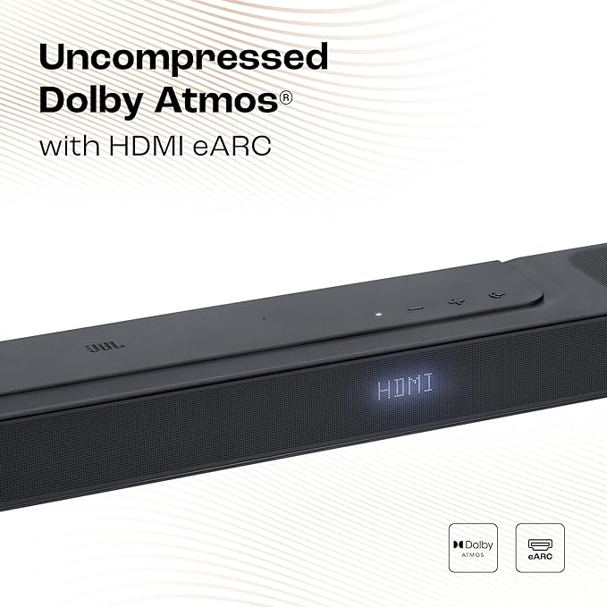 JBL Bar 800 Pro 720W Channel Truly Wireless Soundbar with True Dolby Atmos 10” Down-Firing Wireless Subwoofer Set