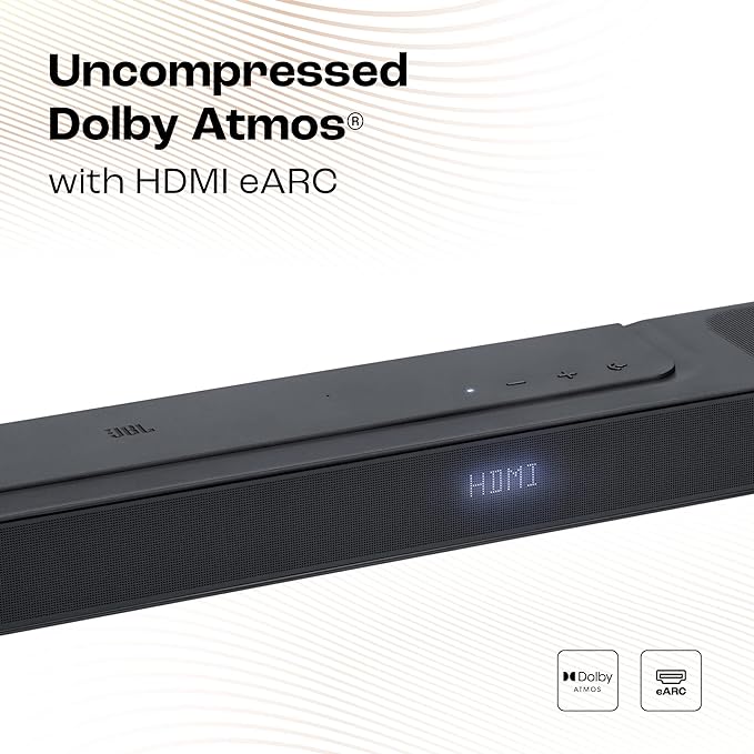 JBL Bar 800 Pro 720W  7.1 (5.1.2) Channel Truly Wireless Soundbar with True Dolby Atmos 10” Down-Firing Wireless Subwoofer - Set