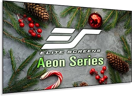 Elite AR100WH2 Aeon Series, 100-inch 16:9, 8K/4K UHD Home Theater Fixed Frame EDGE FREE Borderless Projector Screen