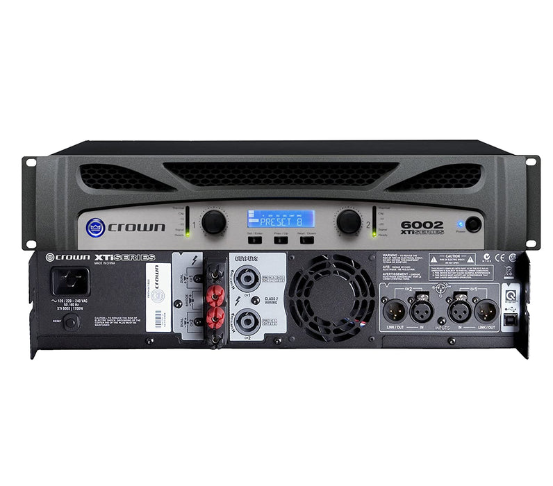 Crown XTi 6002 | 2 - Channel Power Amplifier | 2100W @ 4Ω