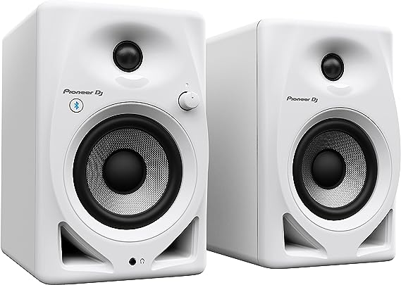 Pioneer DM40D-BT, 4" Two-Way Powered Desktop Monitor Speakers With Bluetooth - Pair