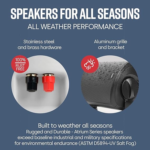 Polk Audio Atrium 5 - 5'' Indoor/Outdoor Speaker - Pair