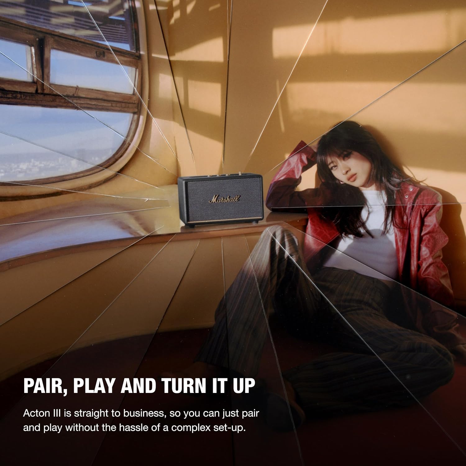 Marshall Acton III Wired Connectivity Stereo Home Speakers with Blueto