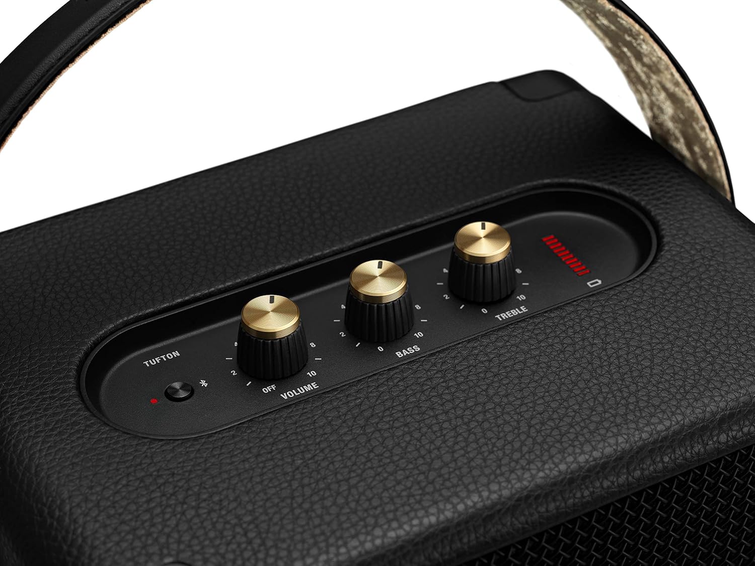 Marshall Tufton 80W Wireless Bluetooth Portable Speaker with 20+ Hours of Playtime,Built with a Rugged, Roadworthy Design and IPX2 Water Resistance,