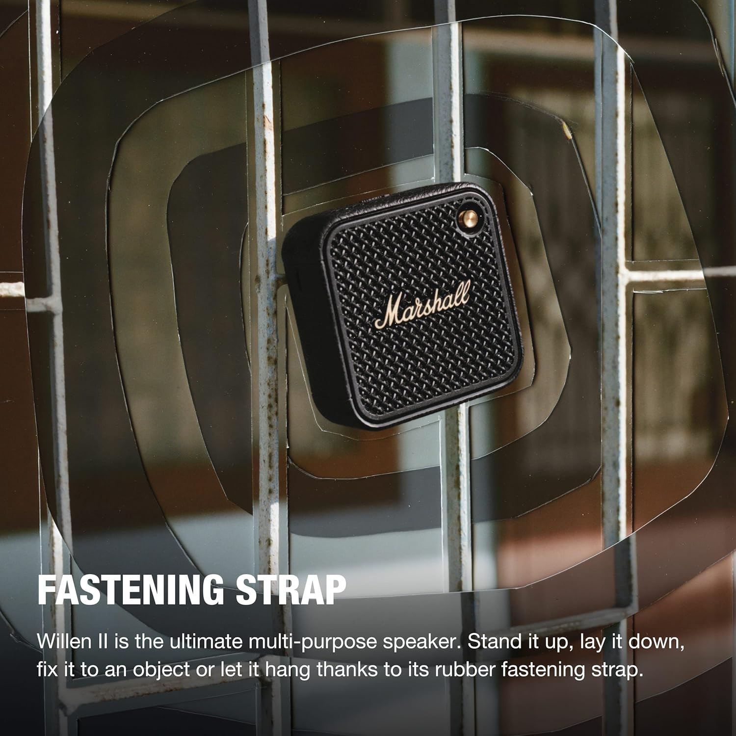 Marshall Willen II Portable Bluetooth Speaker with 17+ Hours of Portable Playtime, Dust & Waterproof (IP67)