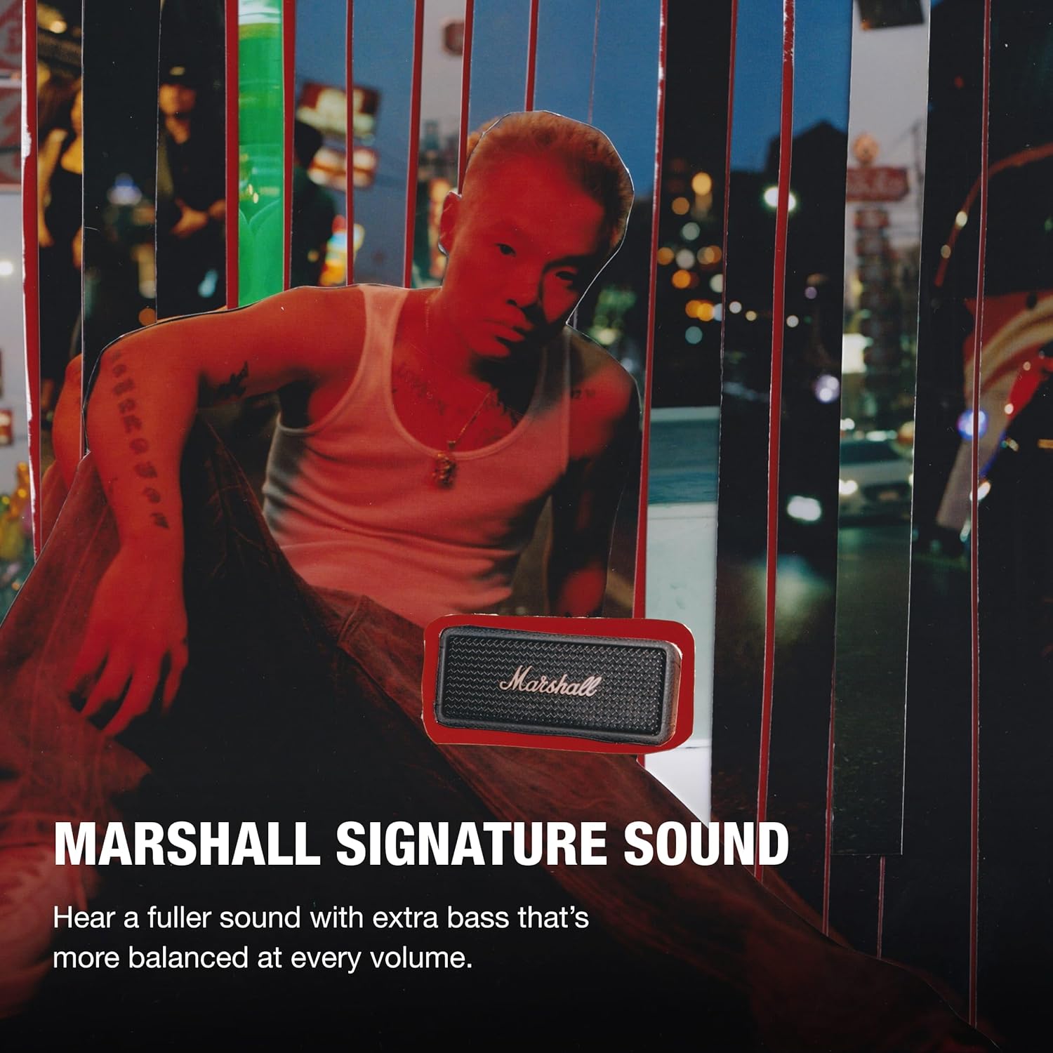 Marshall Emberton III Compact Portable Bluetooth Speaker with 32+ Hours of Playtime, (360° Sound), Dust & Waterproof (IP67)