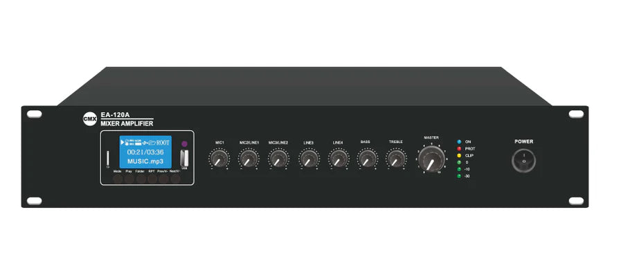 CMX EA-120AW Wi-Fi Internet Streaming Amplifier with USB/SD/FM/Bluetooth