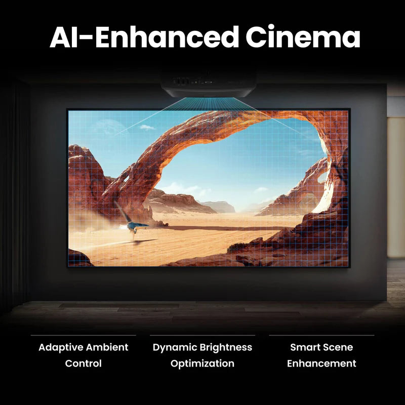 BenQ W2720i  4K UHD 2500lm LED Smart Home Theater Projector with AI Picture, DCI-P3, HDR, Delta E < 3