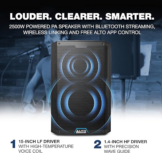 Alto Professional TS415 ,500-watt 15-inch Powered Speaker - Each