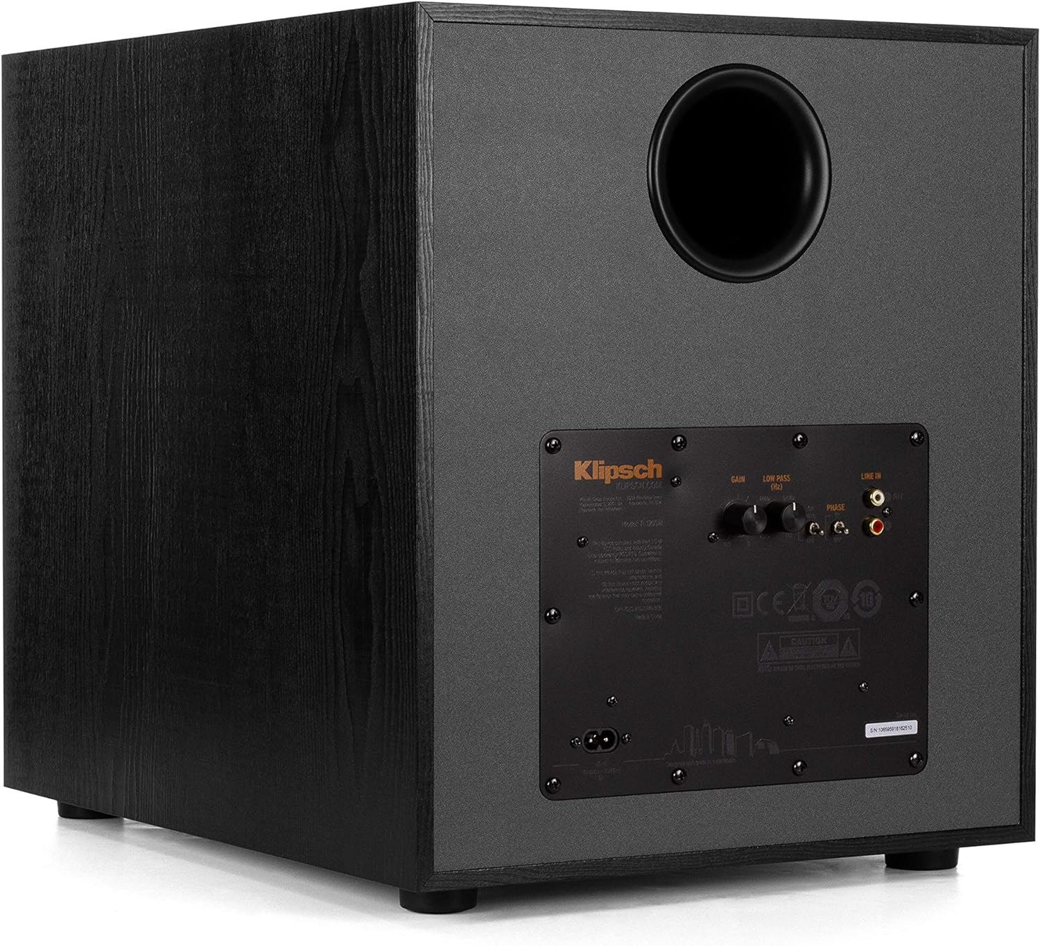 Klipsch R-120SW Subwoofer 400w Dynamic Power -  Black