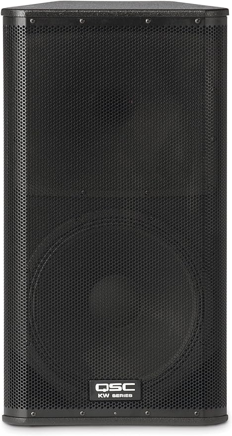 QSC KW152 1000W Powered PA Speaker 15" Low-frequency Driver and 1.75" HF Driver - Each