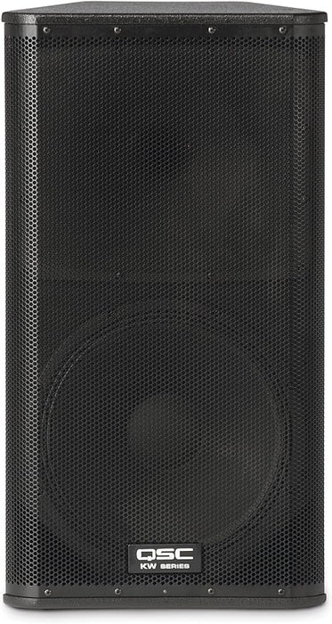 QSC KW152 1000W Powered PA Speaker 15" Low-frequency Driver and 1.75" HF Driver - Each