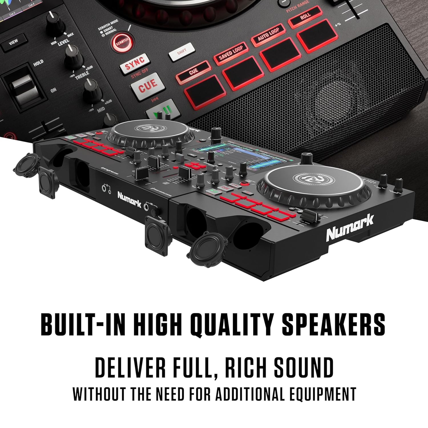 Numark Mixstream Pro + Standalone Streaming DJ Controller with Amazon Music