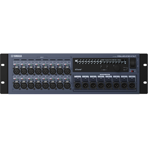 Yamaha RIO1608-D2 16-input / 8-output Dante Stage Box - Each