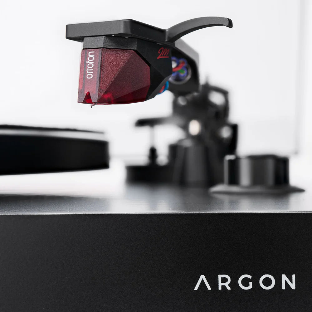 Argon Audio TT-3 Plus Belt Drive Turntable with Ortofon 2M Red Cartridge and ATS Stabilization for High-Fidelity Vinyl Playback and Enhanced Analog Sound Performance - Audiomaxx India