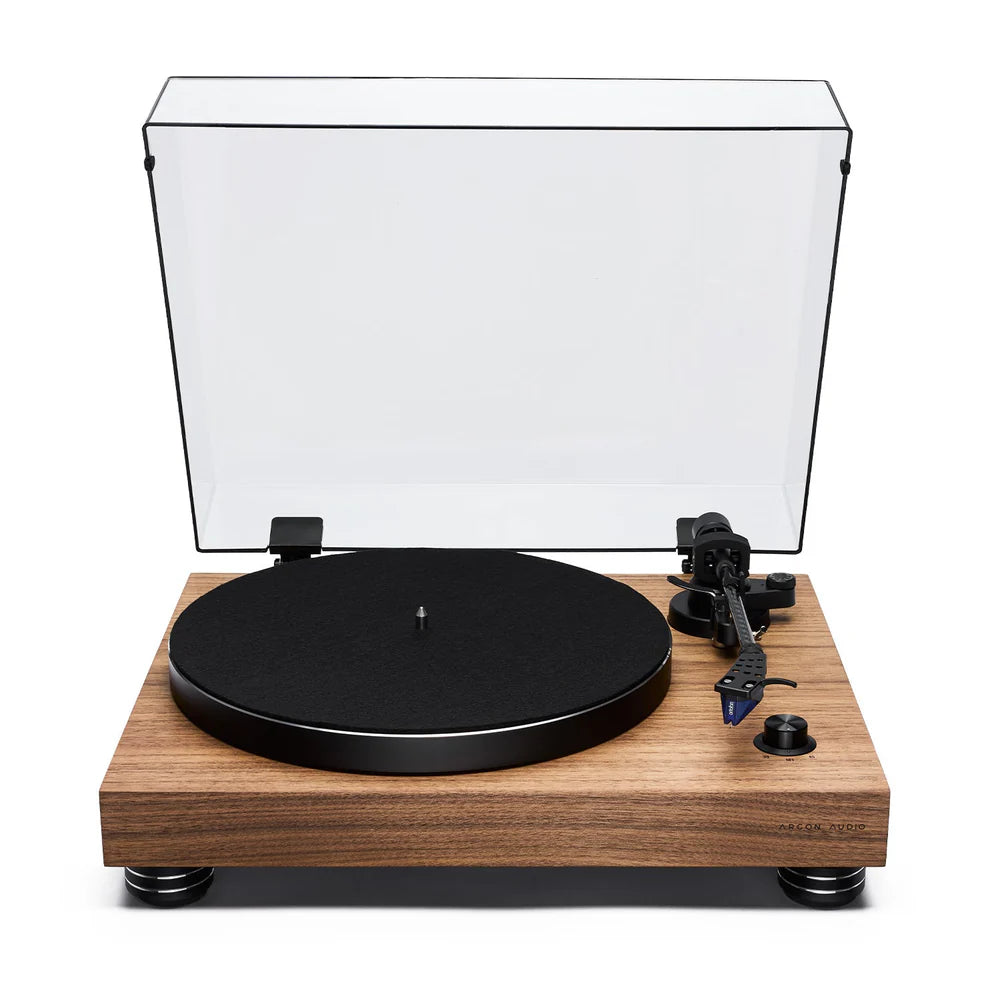 Argon Audio TT-4 MK2 Belt Drive Turntable with Ortofon 2M Blue Cartridge, ATS Stabilization and Dampened Platter for Reference-Level Vinyl Playback and Superior Analog Sound Performance - Audiomaxx India