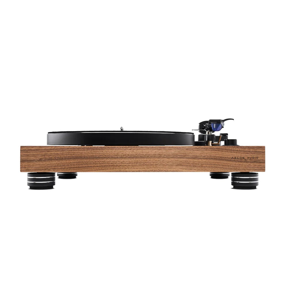 Argon Audio TT-4 MK2 Belt Drive Turntable with Ortofon 2M Blue Cartridge, ATS Stabilization and Dampened Platter for Reference-Level Vinyl Playback and Superior Analog Sound Performance - Audiomaxx India