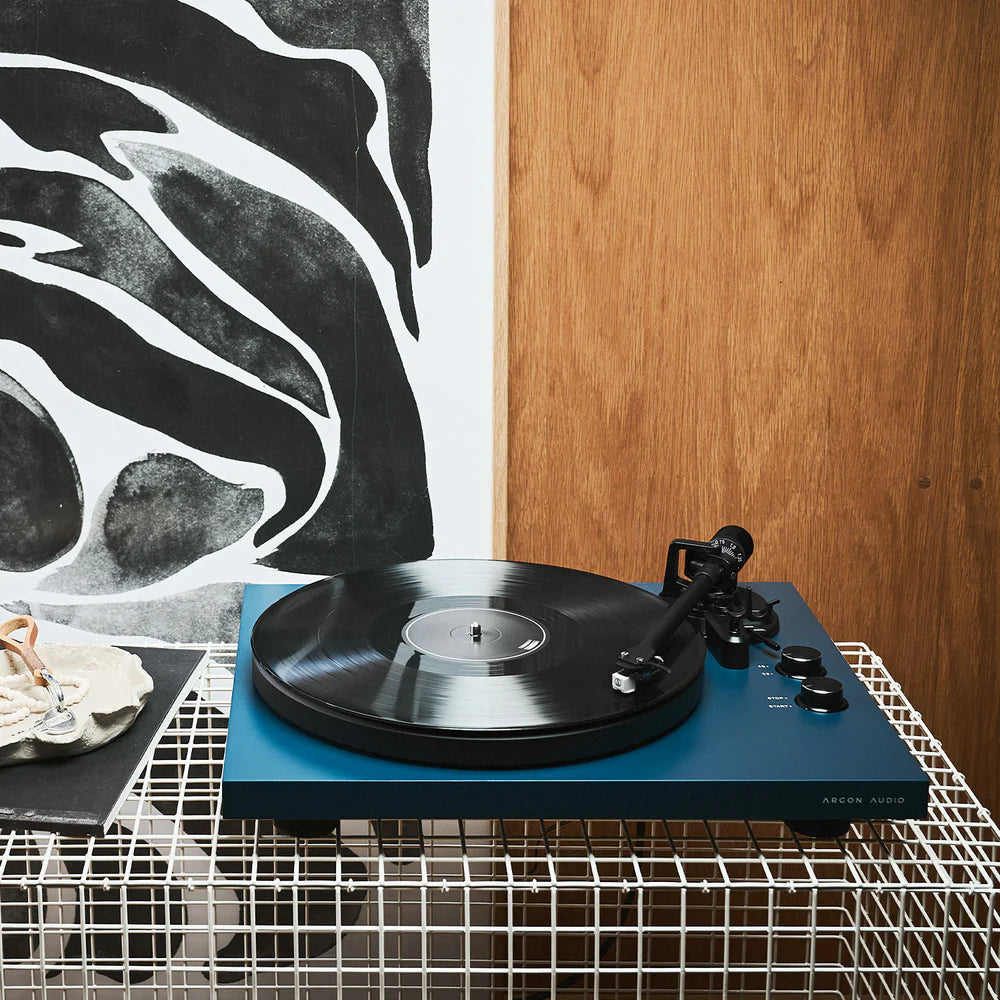 Argon Audio TT MK2 Belt Drive Turntable with Audio-Technica AT3600L Cartridge for Smooth Vinyl Playback and High-Quality Analog Sound Performance - Audiomaxx India