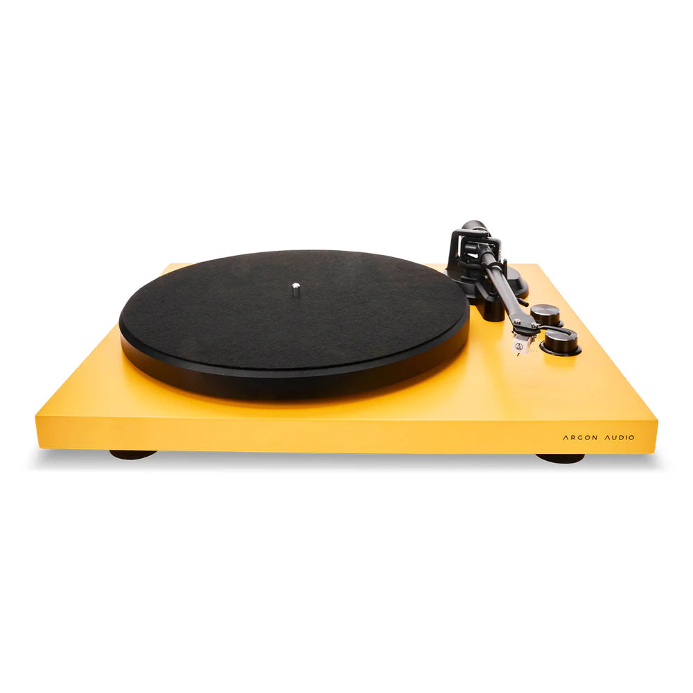 Argon Audio TT MK2 Belt Drive Turntable with Audio-Technica AT3600L Cartridge for Smooth Vinyl Playback and High-Quality Analog Sound Performance