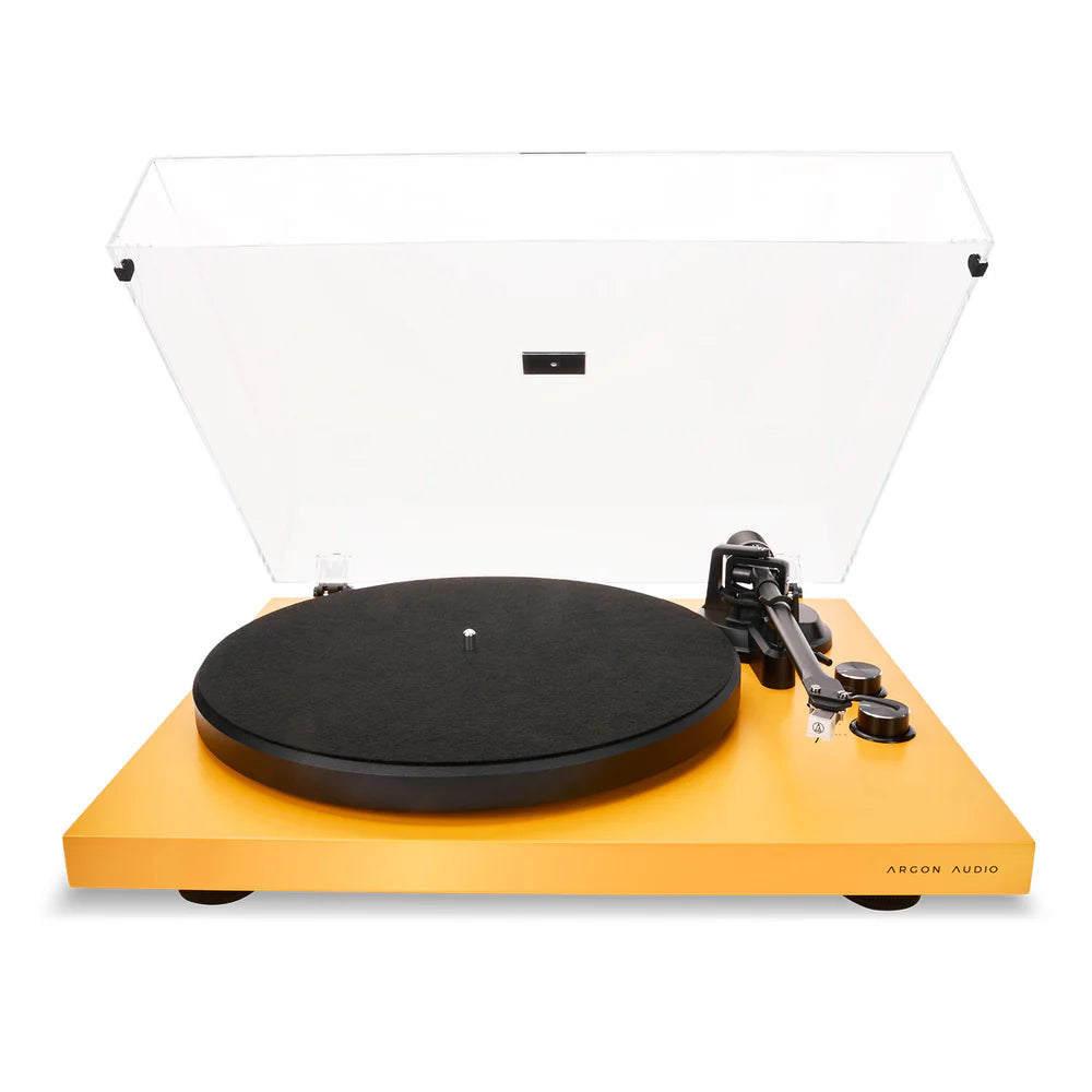 Argon Audio TT MK2 Belt Drive Turntable with Audio-Technica AT3600L Cartridge for Smooth Vinyl Playback and High-Quality Analog Sound Performance - Audiomaxx India