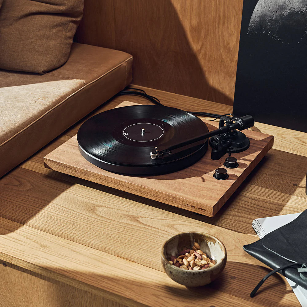 Argon Audio TT MK2 Belt Drive Turntable with Audio-Technica AT3600L Cartridge for Smooth Vinyl Playback and High-Quality Analog Sound Performance - Audiomaxx India