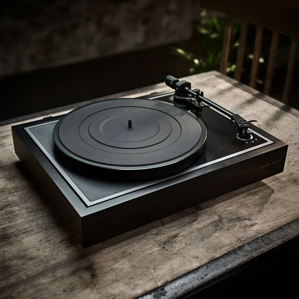 Argon Audio TT Signature Belt Drive Turntable with Ortofon 2M Cartridge, Floating Suspension and Advanced ATS Stabilization for Ultimate Reference-Level Vinyl Playback and Audiophile Sound Performance - Audiomaxx India
