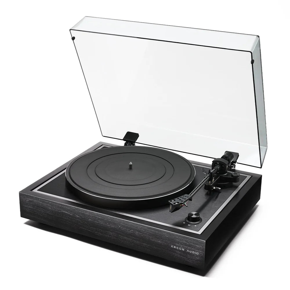 Argon Audio TT Signature Belt Drive Turntable with Ortofon 2M Cartridge, Floating Suspension and Advanced ATS Stabilization for Ultimate Reference-Level Vinyl Playback and Audiophile Sound Performance