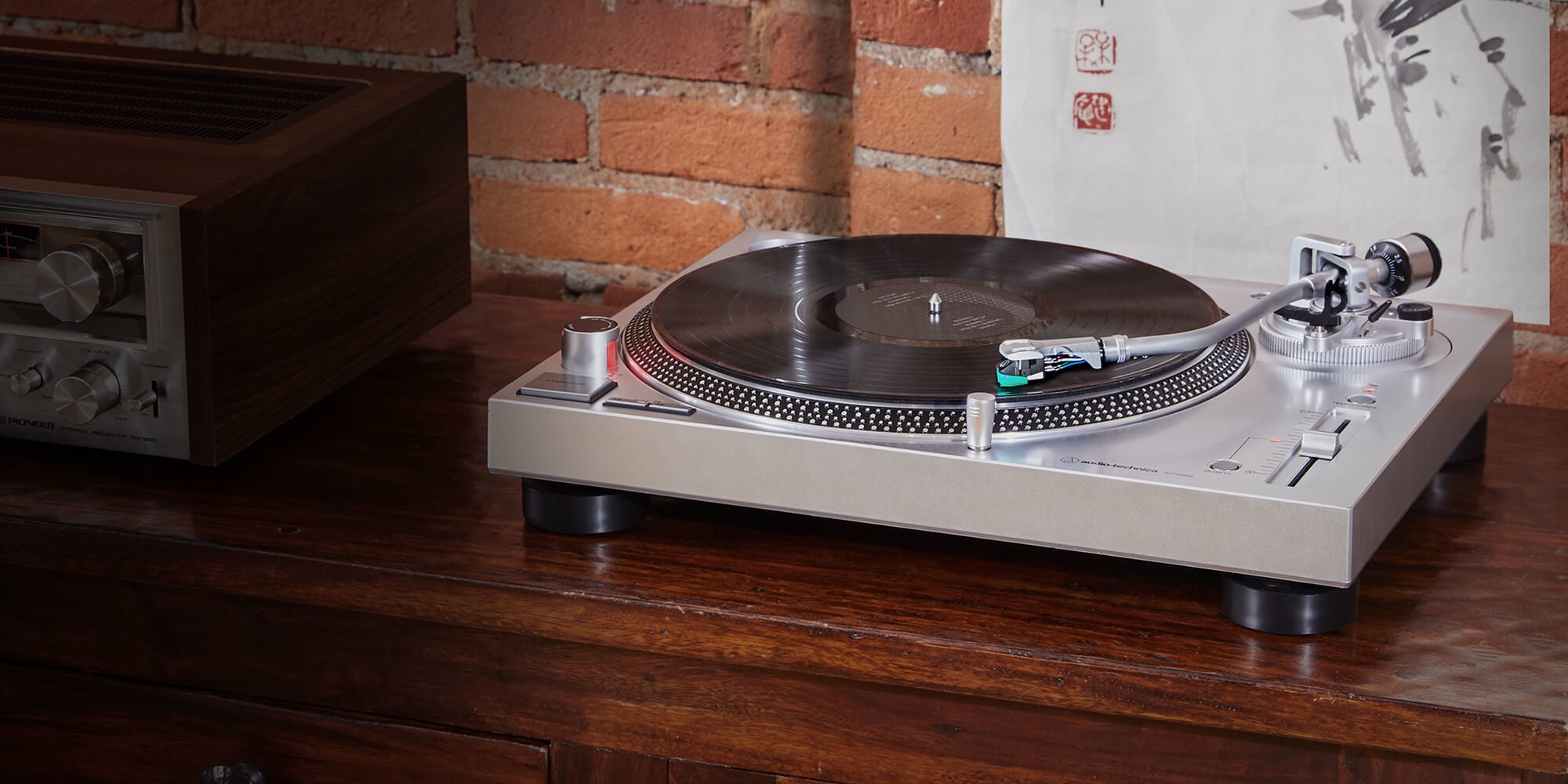 Audio-Technica AT-LP120XUSB Direct-Drive Turntable (Analog & USB) - Bl