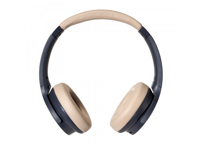 Audio-Technica - ATH-S220BT Wireless Headphones - Navy Beige