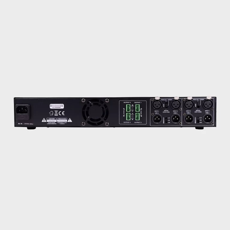 Urban Classic ASWI 4.2 Quad Channel Power Amplifier with 4 x 200W Output at 8 Ohms for High-Performance Multi-Channel Audio Systems - Audiomaxx India