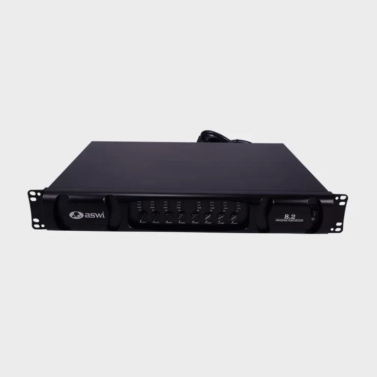 Urban Classic ASWI 8.2 Eight Channel Power Amplifier with 8 x 200W Output at 8 Ohms for Large-Scale Multi-Zone Audio Systems